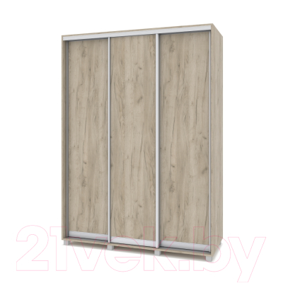 Комплект дверей для корпусной мебели Modern Роланд Р16 (серый дуб)