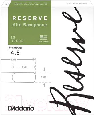 Набор тростей для саксофона RICO Reserve DJR1045 (10шт)