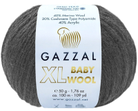 Пряжа для вязания Gazzal Baby Wool Xl 803 (черный) - 