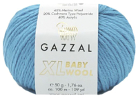 Пряжа для вязания Gazzal Baby Wool Xl 820 (голубой) - 