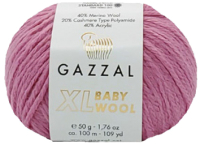 Пряжа для вязания Gazzal Baby Wool Xl 831 (розовый) - 