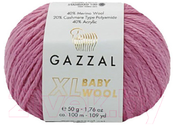 Пряжа для вязания Gazzal Baby Wool Xl 831 (розовый)