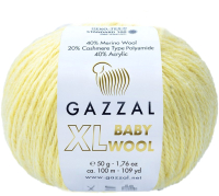 Пряжа для вязания Gazzal Baby Wool Xl 833 (лимонный) - 