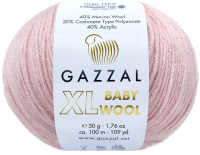 Пряжа для вязания Gazzal Baby Wool Xl 836  (нежно-розовый) - 