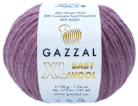 Пряжа для вязания Gazzal Baby Wool Xl 843 (сухая роза) - 