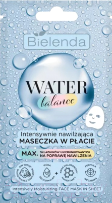 Изображение товара Маска для лица кремовая Bielenda Water Balance Интенсивно увлажняющая (7г)