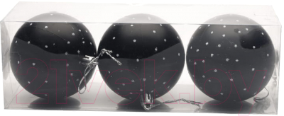 Набор шаров новогодних Arya Xmas Ball 12 / 8680943223500 (черный)