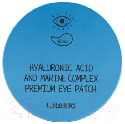 Патчи под глаза L.Sanic С гиалуроновой кислотой и экстрактом водорослей  (60шт)