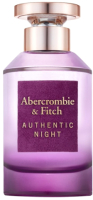 Парфюмерная вода Abercrombie & Fitch Authentic Night (100мл) - 