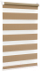Рулонная штора Delfa Сантайм День-Ночь Стандарт МКД DN-40607 (68x160, латте) - 