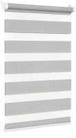 Рулонная штора Delfa Сантайм День-Ночь Стандарт МКД DN-40605 (81x160, серый) - 