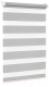 Рулонная штора Delfa Сантайм День-Ночь Стандарт МКД DN-40605 (43x160, серый) - 