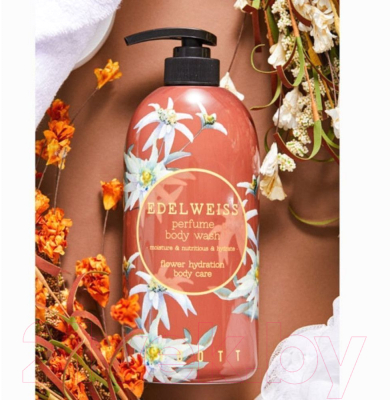 Гель для душа Jigott Edelweiss Perfume Body Wash (750мл)