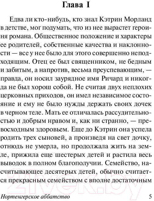 Художественная книга АСТ Нортенгерское аббатство (Остен Д.) — фото 5