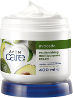 Крем для тела Avon Care Увлажняющий С маслом Авокадо New  (400мл) - 