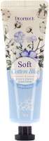 Крем для рук Deoproce Soft Cotton Blue Perfumed Hand Cream (50г) - 