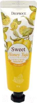 Крем для рук Deoproce Sweet Honey Yuja Perfumed Hand Cream (50г)