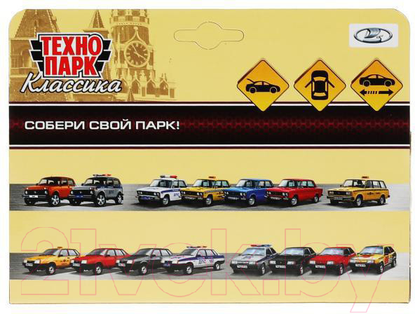 Автомобиль игрушечный Технопарк ВАЗ-2104 Жигули / 2104-12-WH — фото 6