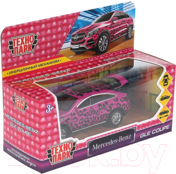 Автомобиль игрушечный Технопарк Mercedes-Benz Gle Coupe / GLECOUPE-12GRL-PIN — фото 6