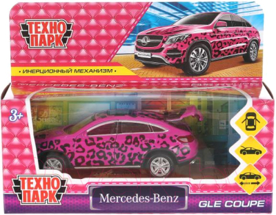 Автомобиль игрушечный Технопарк Mercedes-Benz Gle Coupe / GLECOUPE-12GRL-PIN