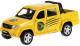 Автомобиль игрушечный Технопарк УАЗ Пикап Динозавры / PICKUP-12DIN-YE (желтый) - 