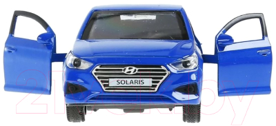 Автомобиль игрушечный Технопарк Hyundai Solaris / SOLARIS2-12-BU