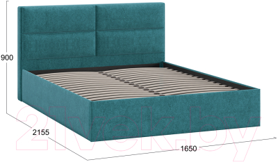 Купить Каркас кровати ТриЯ Глосс Универсальный тип 1 160x200 в Борисове