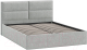Миниатюра изображения товара Каркас кровати ТриЯ Глосс Универсальный тип 1 160x200 (микровелюр Jercy Silver)