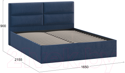 Купить Каркас кровати ТриЯ Глосс Универсальный тип 1 160x200 в Борисове