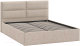 Миниатюра изображения товара Каркас кровати ТриЯ Глосс Универсальный тип 1 160x200 (микровелюр Wellmart Dark Beige)