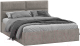 Каркас кровати ТриЯ Глосс Универсальный тип 1 160x200 (микровелюр Wellmart Latte) - 