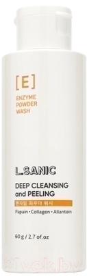 Пудра для умывания L.Sanic Deep Cleansing and Peeling Enzyme Powder Wash  (60г)