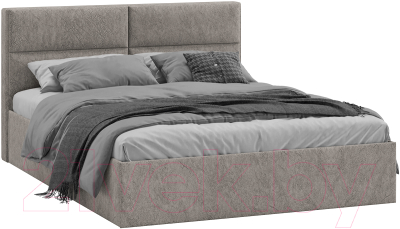 Двуспальная кровать ТриЯ Глосс универсальный тип 1 с ПМ 160x200