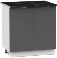 Шкаф-стол кухонный Интермебель Микс Топ ШСР 850-3-800 (графит серый/тунис) - 