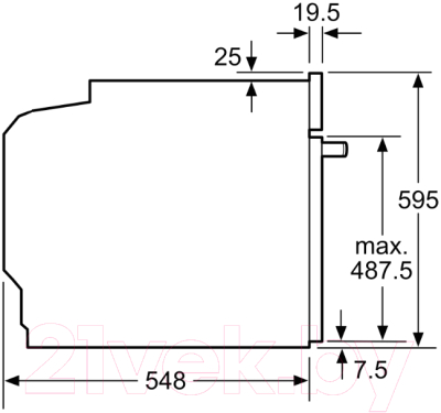 Электрический духовой шкаф Bosch HBA578BB0