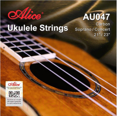 Струны для укулеле Alice AU047
