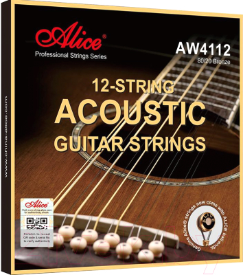 Струны для 12-струнной гитары Alice AW4112-L