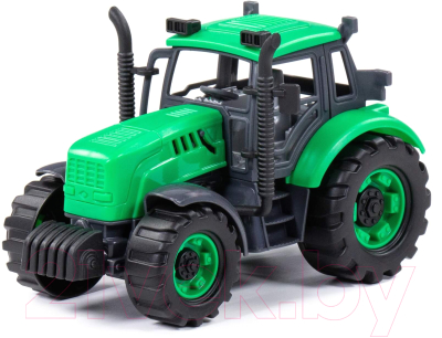 Трактор игрушечный Полесье Прогресс / 94162 (зеленый)