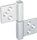 Петля дверная Morelli CH-S 85X82 SC (матовый хром) - 