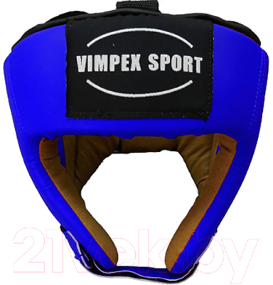 Боксерский шлем Vimpex Sport 5001 (M, синий)