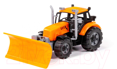 Трактор игрушечный Полесье С лопатой-отвалом / 91765 (оранжевый)
