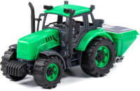 Трактор игрушечный Полесье Сельскохозяйственный инерционный / 94179 (зеленый) - 