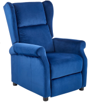 Кресло-реклайнер Halmar Agustin 2 (темно-синий) - 