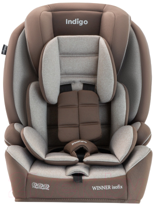 Автокресло INDIGO Winner Isofix / YB706B (бежевый/коричневый)