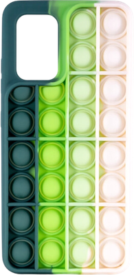 Чехол-накладка Case Pop It для Galaxy A32 4G (зеленый/серый) - 