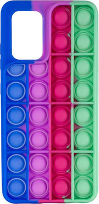 Чехол-накладка Case Pop It для Galaxy A32 4G (синий/зеленый) - 