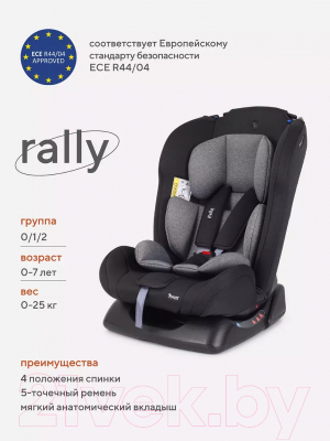 Автокресло Rant Basic Rally / ZY19 (серый)