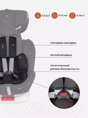Автокресло Rant Basic Twist Isofix / YC06 (черный)