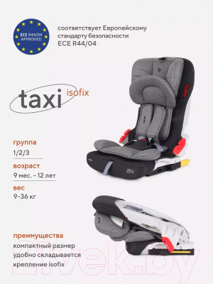 Автокресло Rant Taxi Isofix / ZY25F (серый)