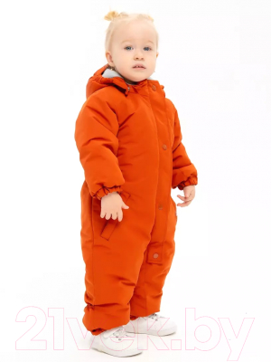 Комбинезон прогулочный детский Rant Husky / 155/2-74 (Carrot Red)